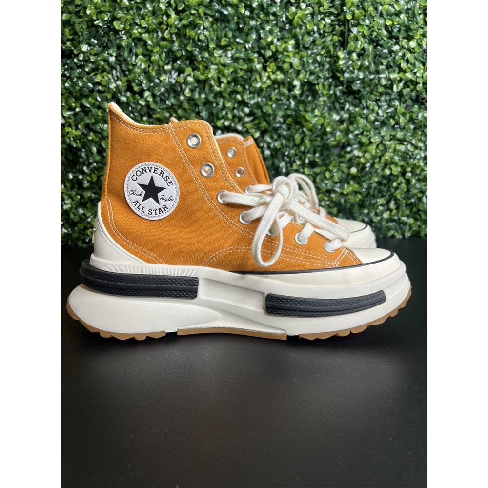 Converse Platform High Top Sneakers - Mustard & White